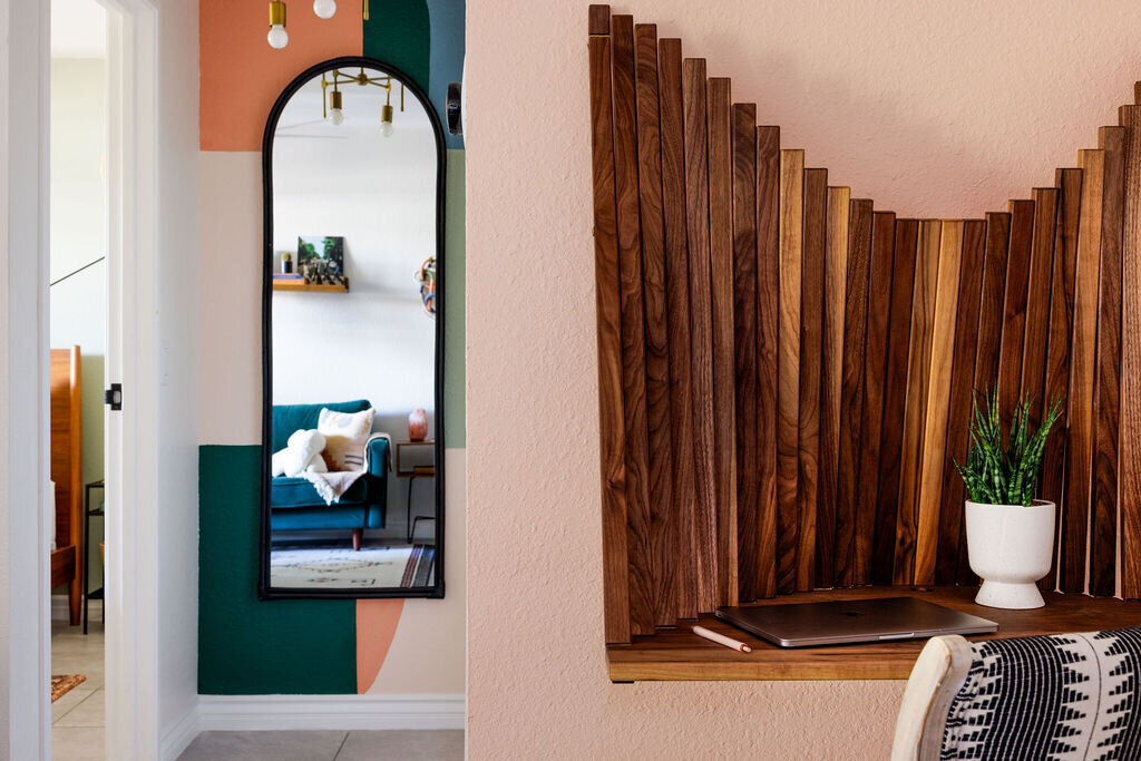 Closet and storage area with organizational design